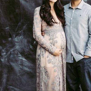 FOR LOVE AND LEMONS TEMECULA MAXI DRESS IN LILAC